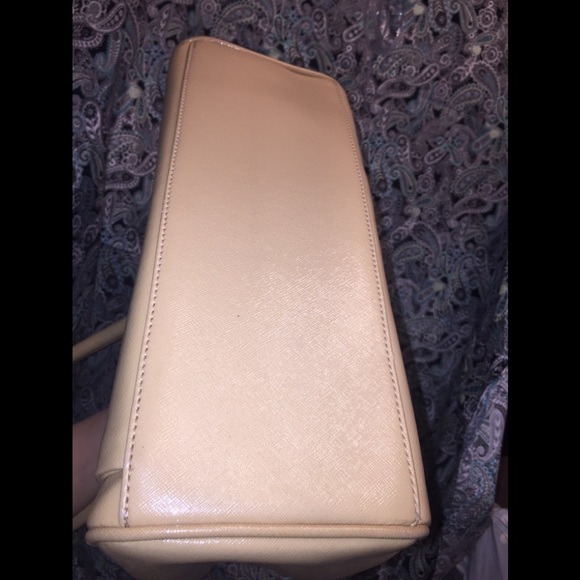 Anne Klein’s Blonde Simulated Leather Shoulder Bag - Picture 6 of 8